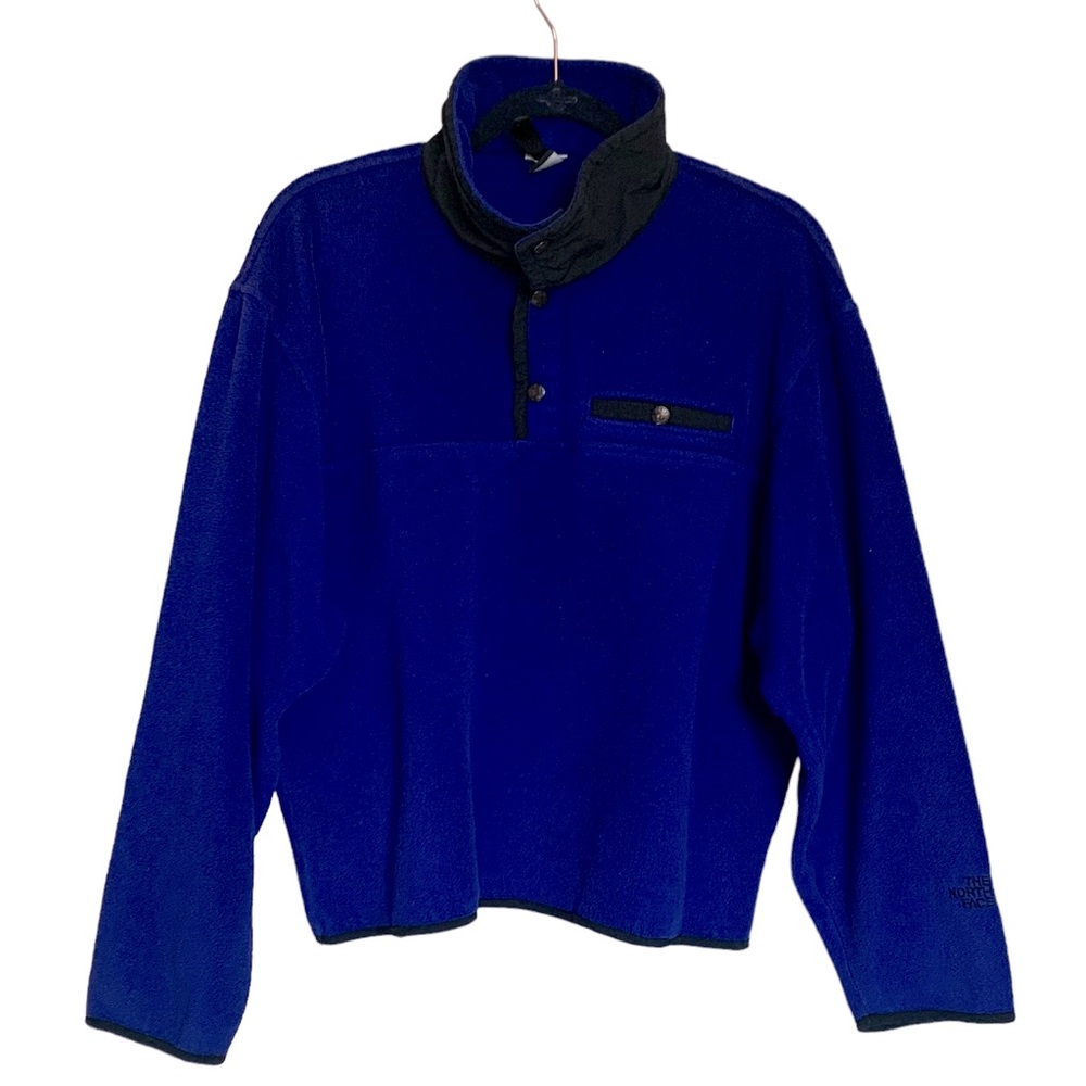 Vintage The North Face Fleece Pullover Made in USA Sz M